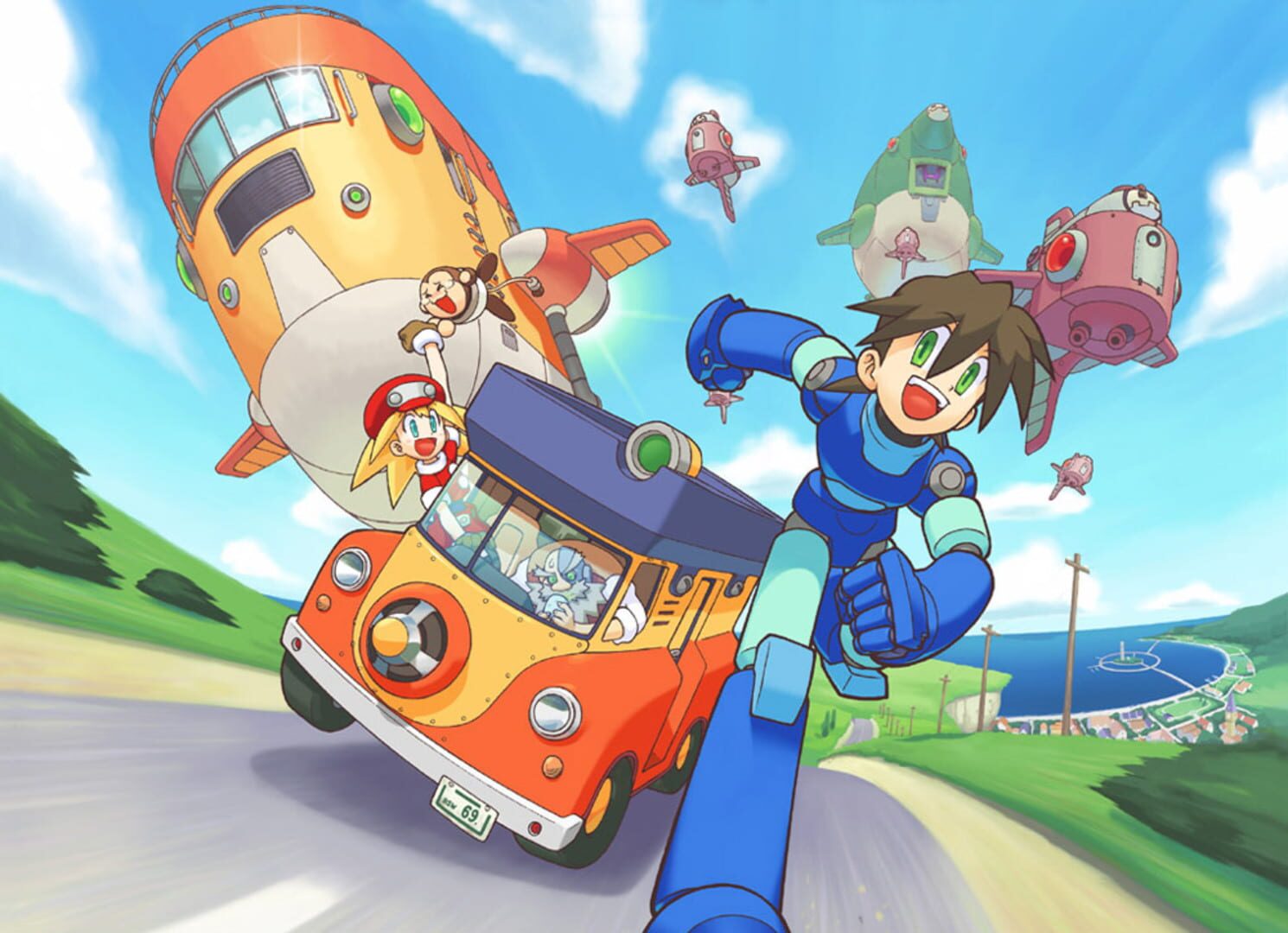 Illustration de Mega Man Legends