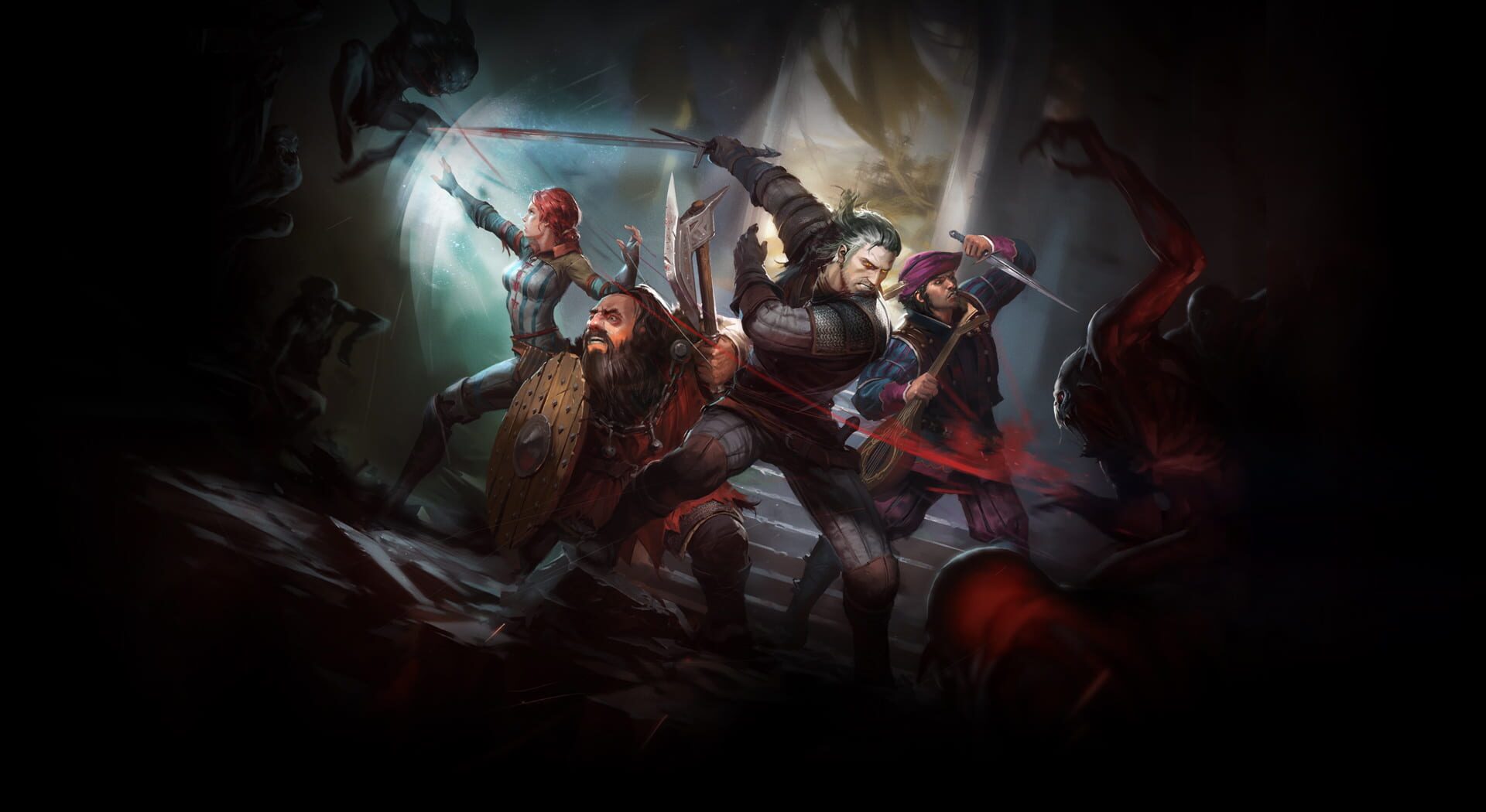 Illustration de The Witcher: Adventure Game