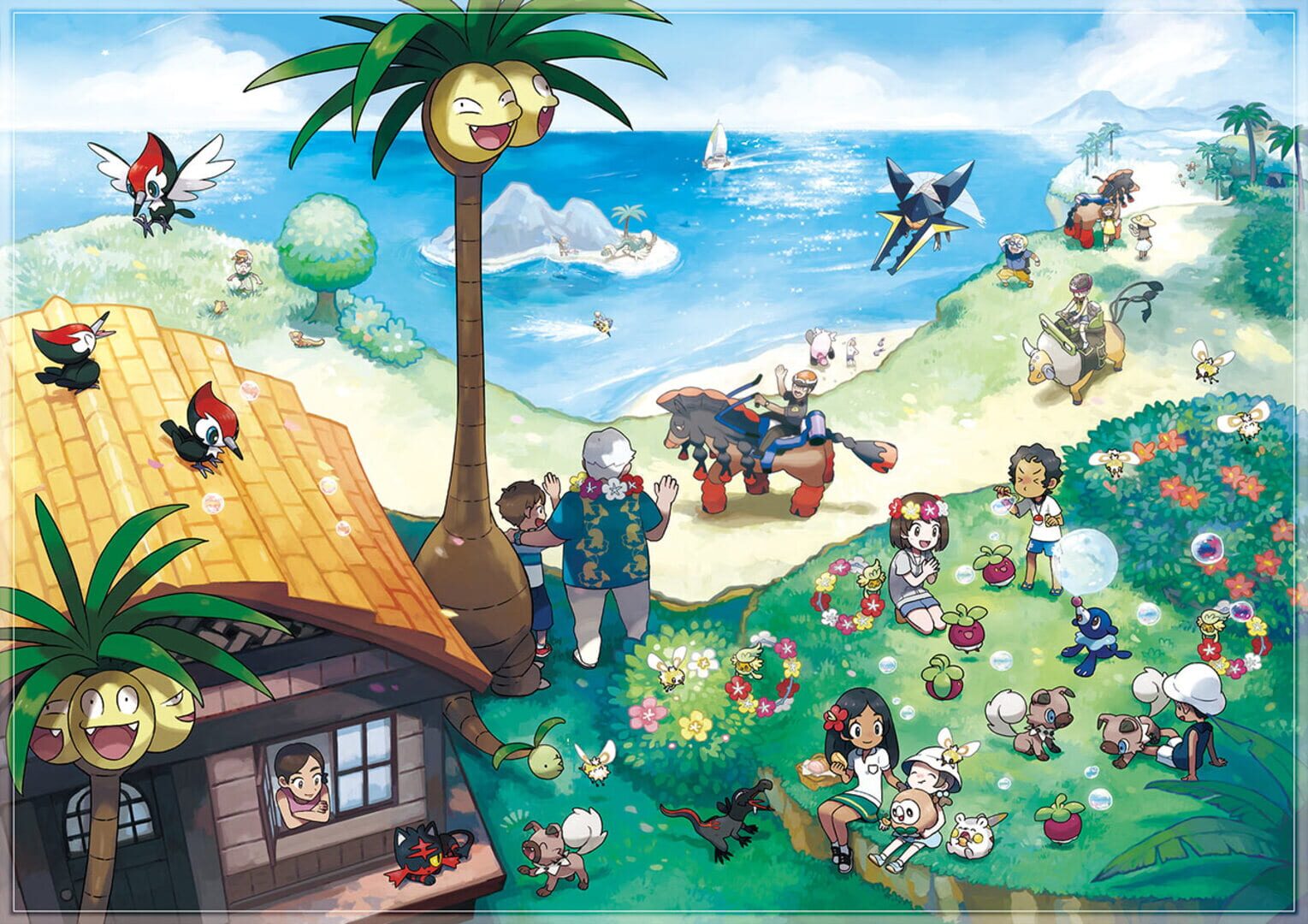 Illustration de Pokémon Sun