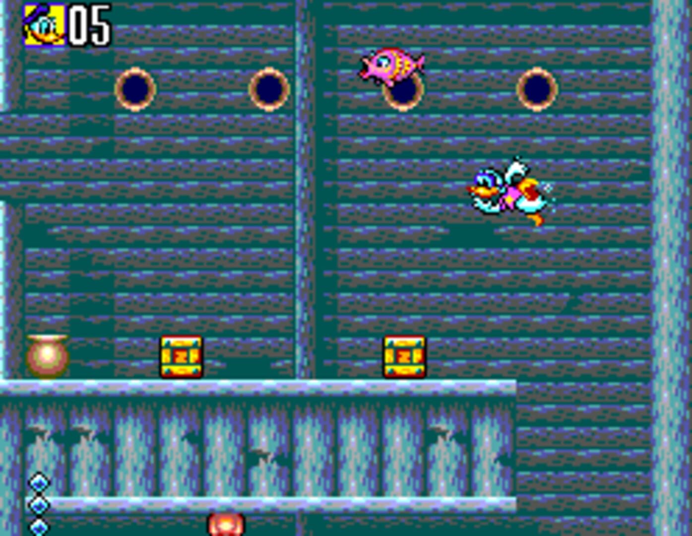 Illustration de Deep Duck Trouble Starring Donald Duck
