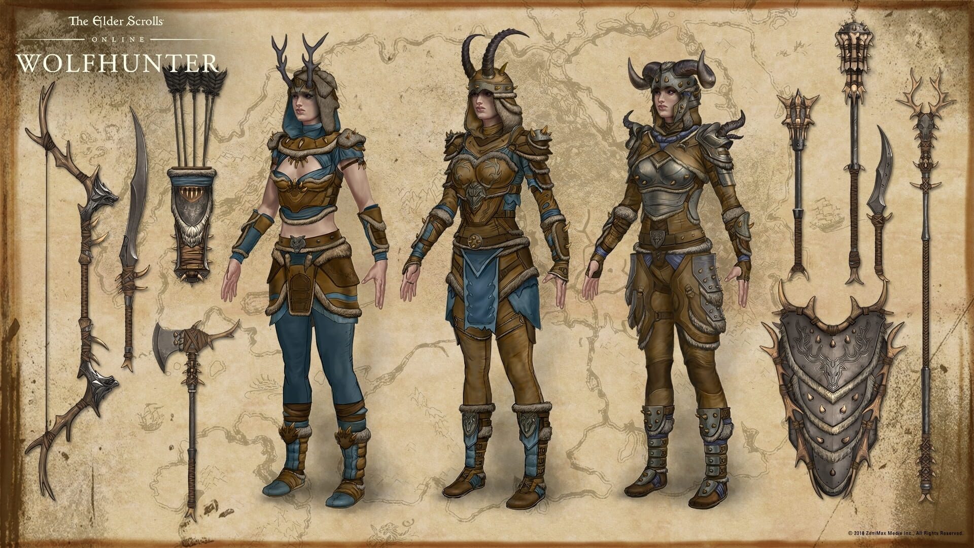 Illustration de The Elder Scrolls Online: Wolfhunter