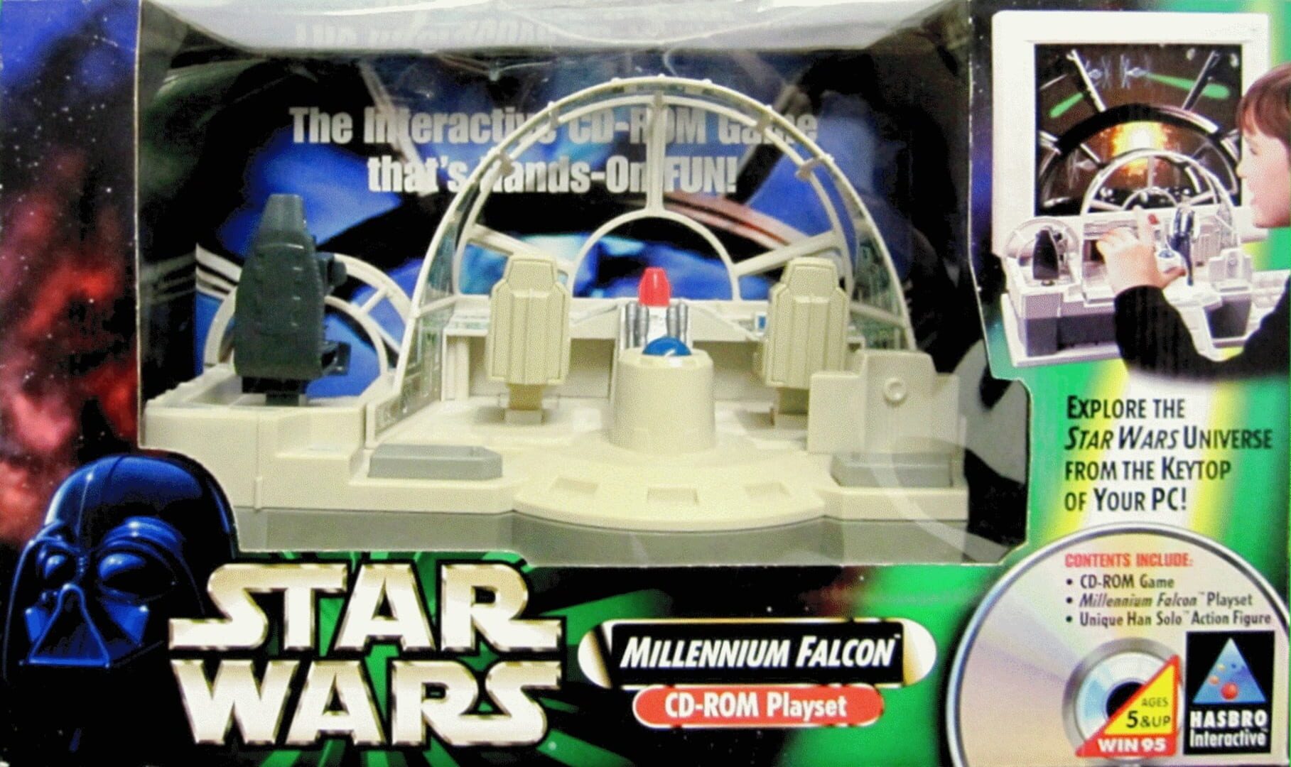 Illustration de Star Wars: Millennium Falcon CD-ROM Playset