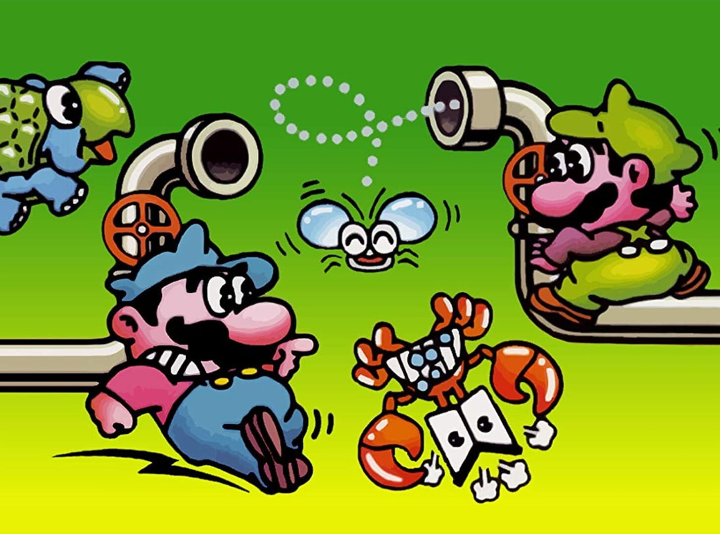 Illustration de Mario Bros.-e