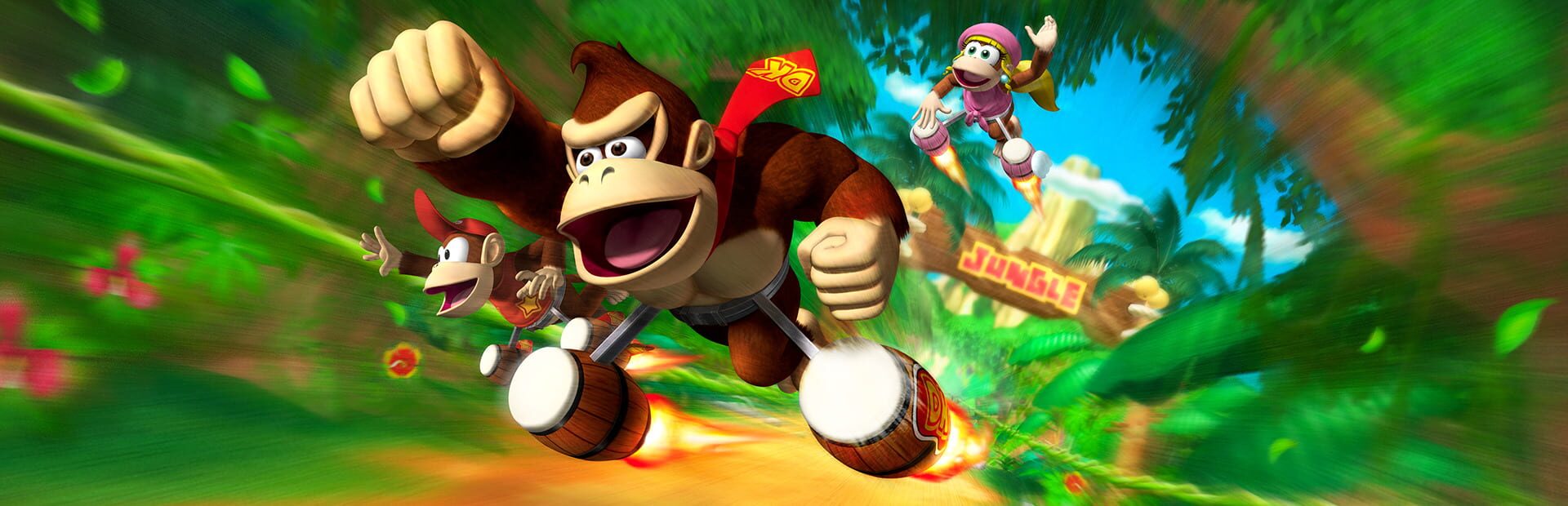 Illustration de Donkey Kong Barrel Blast