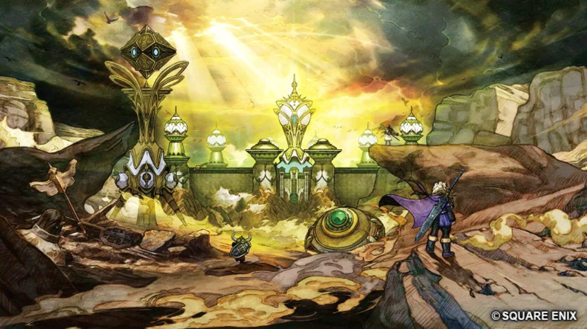 Illustration de Dragon Quest X: Jikuu no Mayoigo-tachi Online