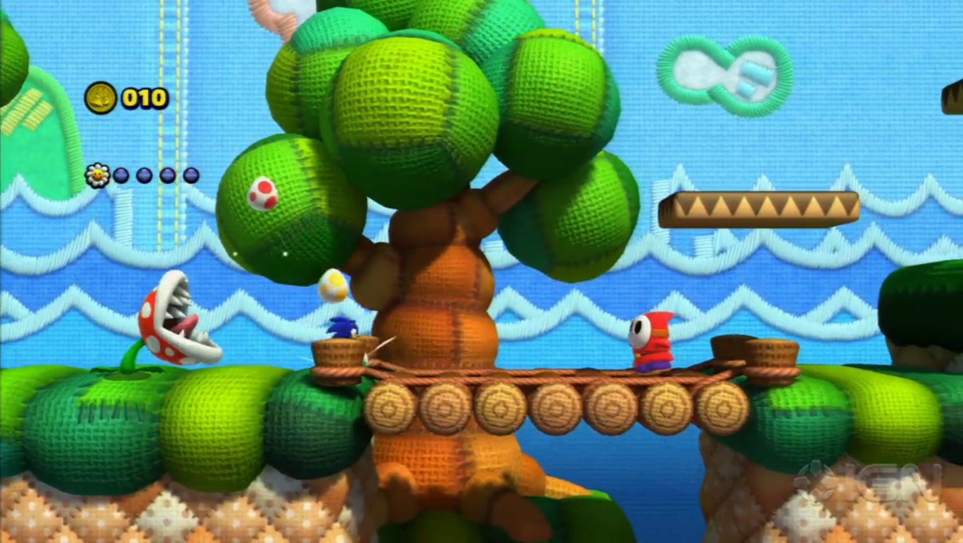 Illustration de Sonic Lost World: Yoshi's Island Zone