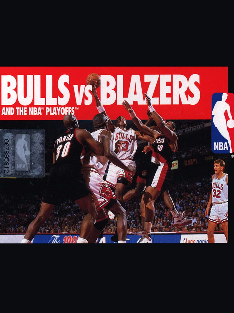 Illustration de Bulls Vs Blazers and the NBA Playoffs