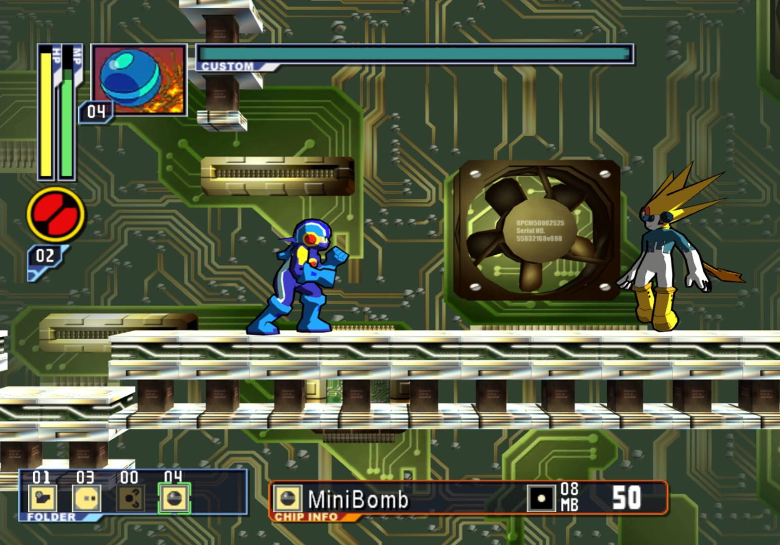 Illustration de Mega Man Network Transmission