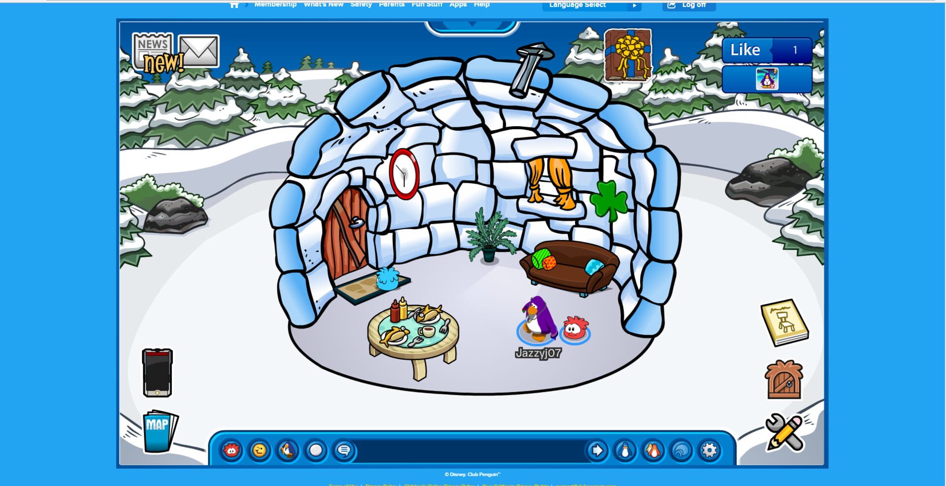 Illustration de Club Penguin