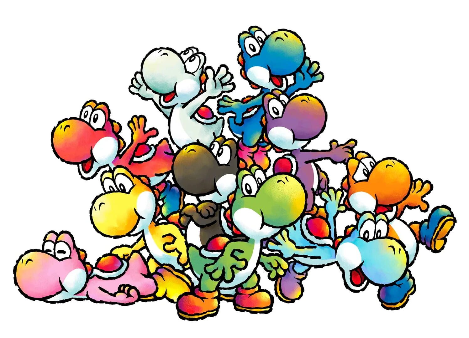 Illustration de Yoshi's Island DS