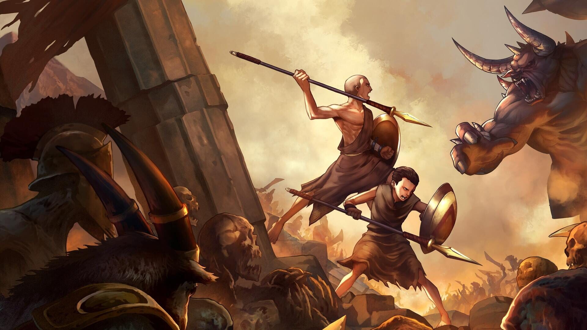 Illustration de God of War Sons of Sparta