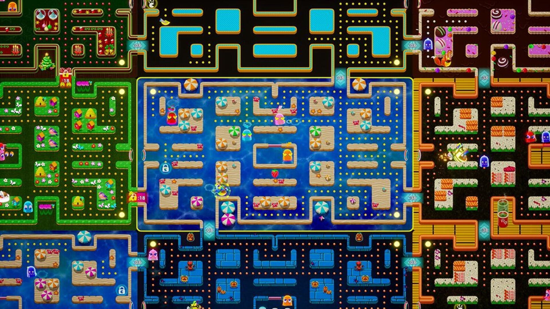 Illustration de Pac-Man Mega Tunnel Battle