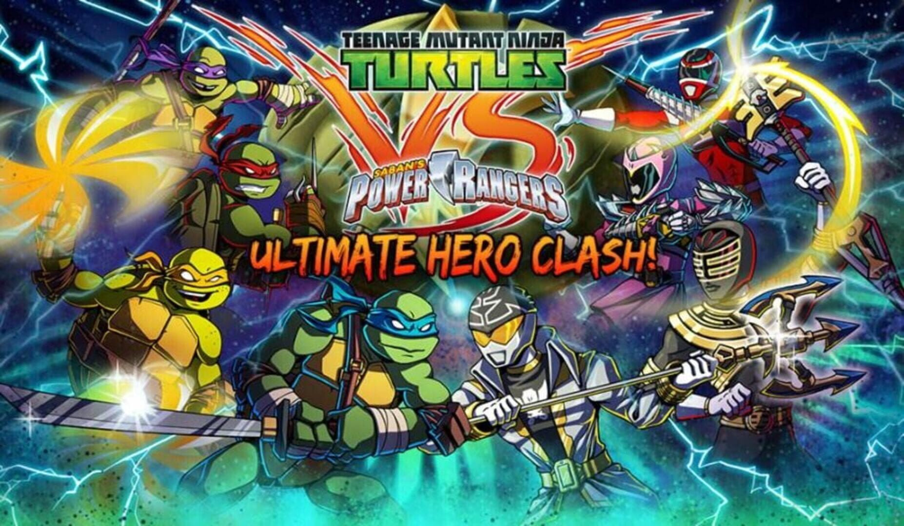 Illustration de Teenage Mutant Ninja Turtles VS Power Rangers: Ultimate Hero Clash!