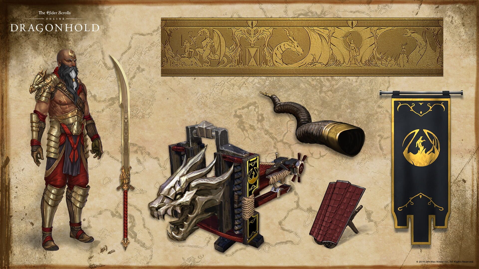 Illustration de The Elder Scrolls Online: Dragonhold