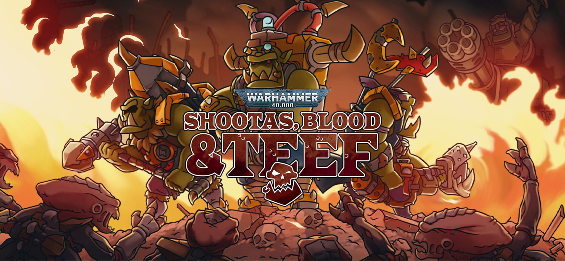 Illustration de Warhammer 40,000: Shootas, Blood & Teef