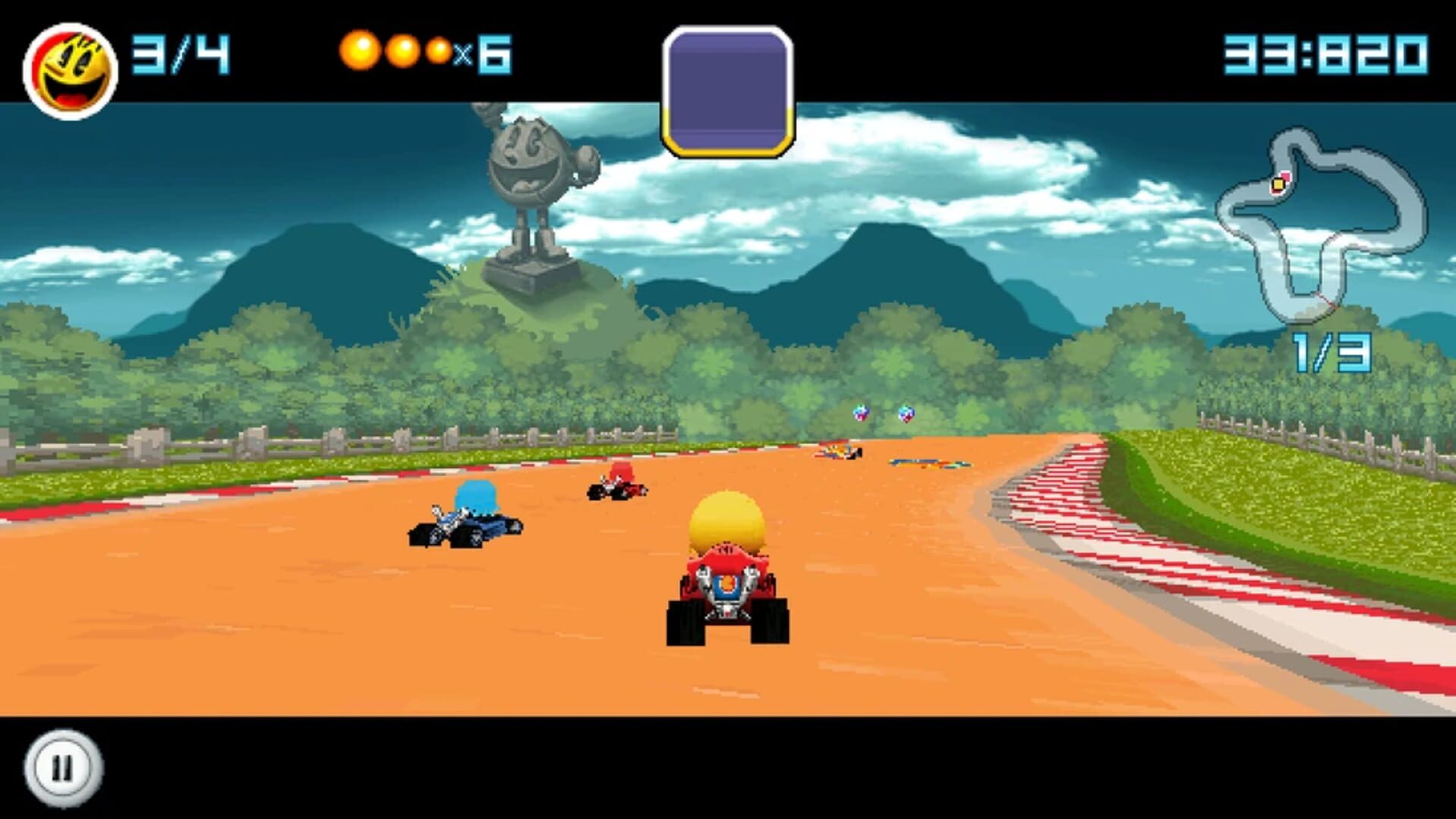 Illustration de Pac-Man Kart Rally