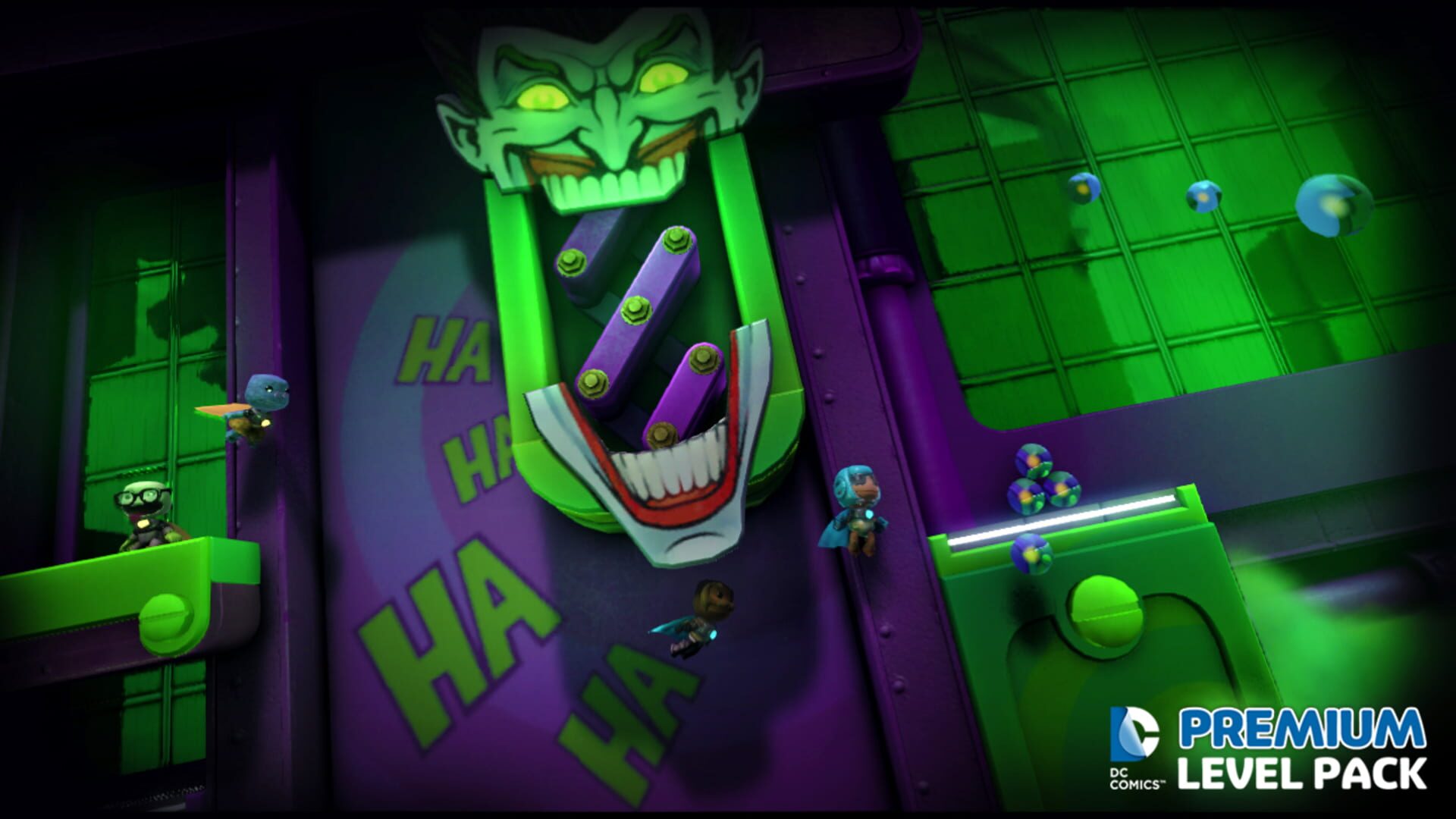 Illustration de LittleBigPlanet 2: DC Comics Premium Level Pack
