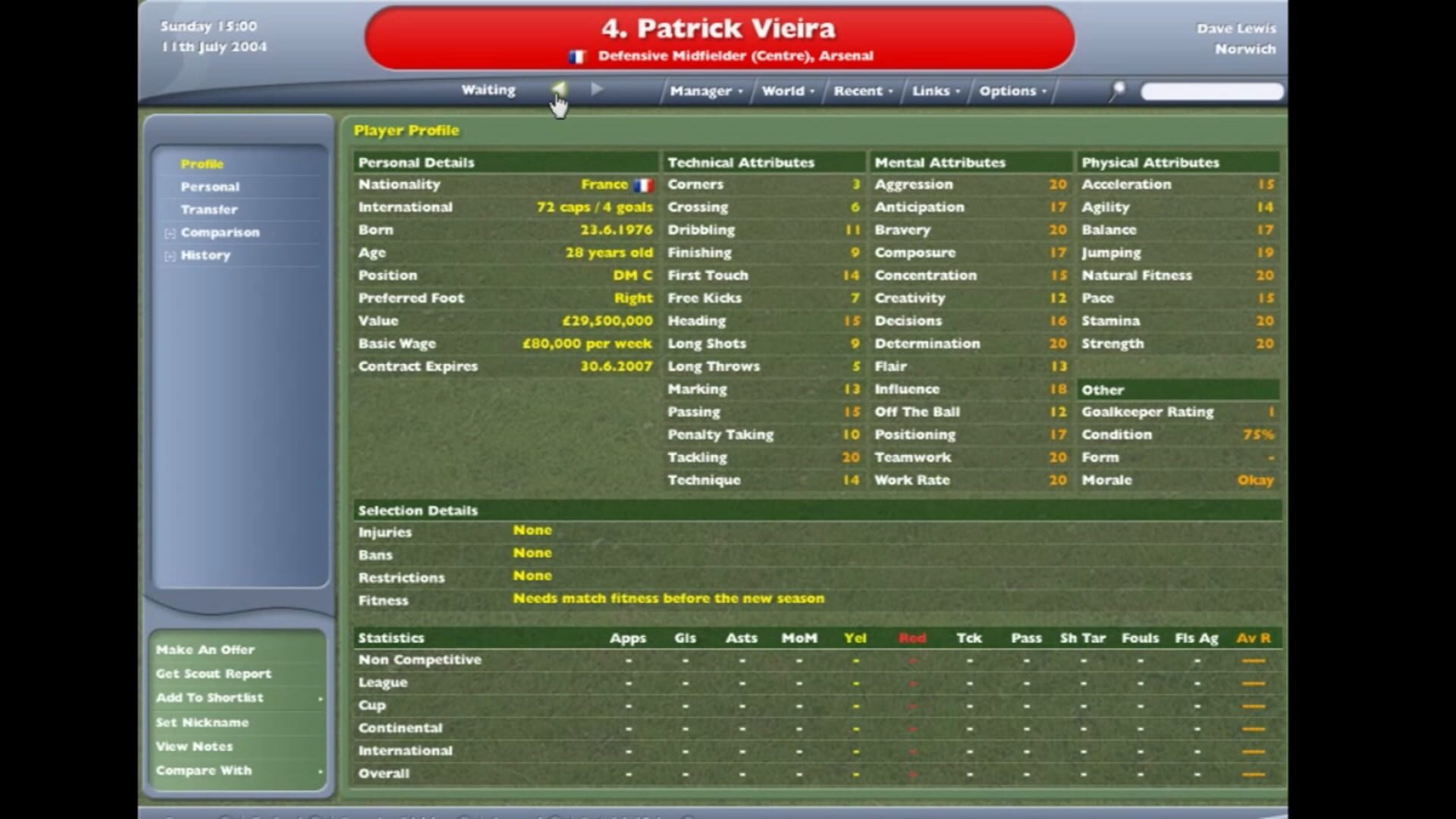 Illustration de Football Manager 2005