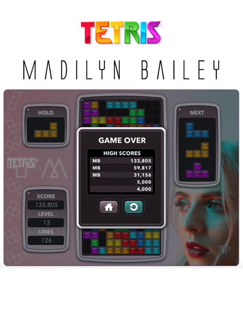 Illustration de Tetris: Featuring Madilyn Bailey