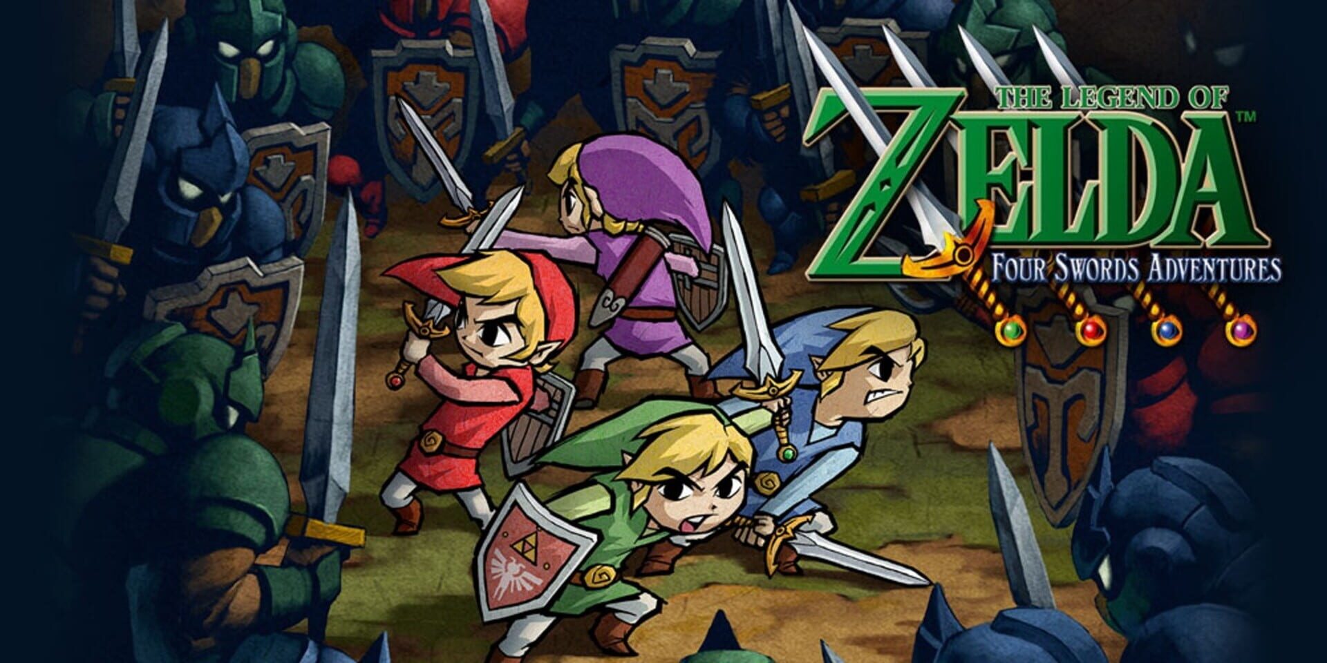 Illustration de The Legend of Zelda: Four Swords Adventures