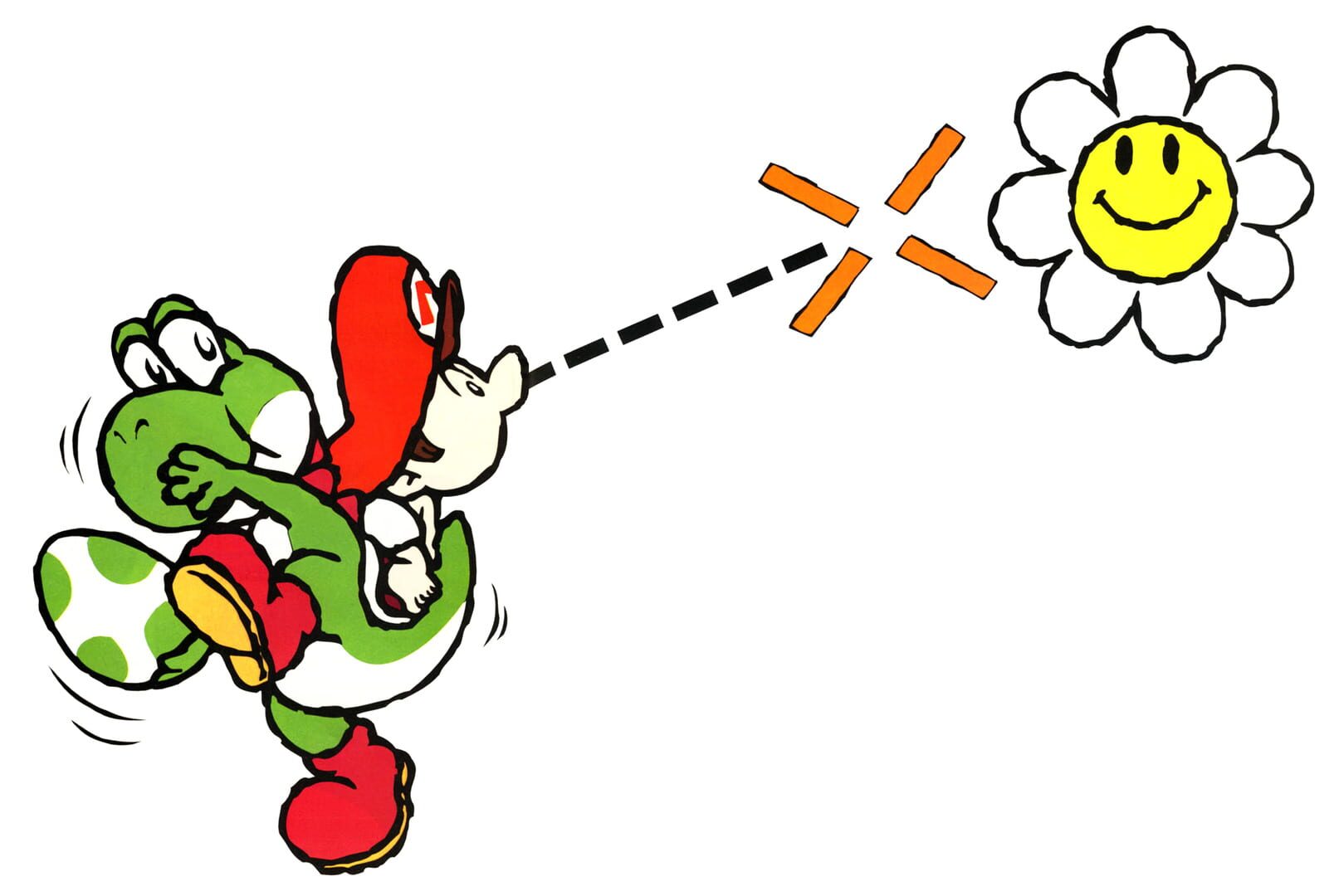 Illustration de Super Mario World 2: Yoshi's Island