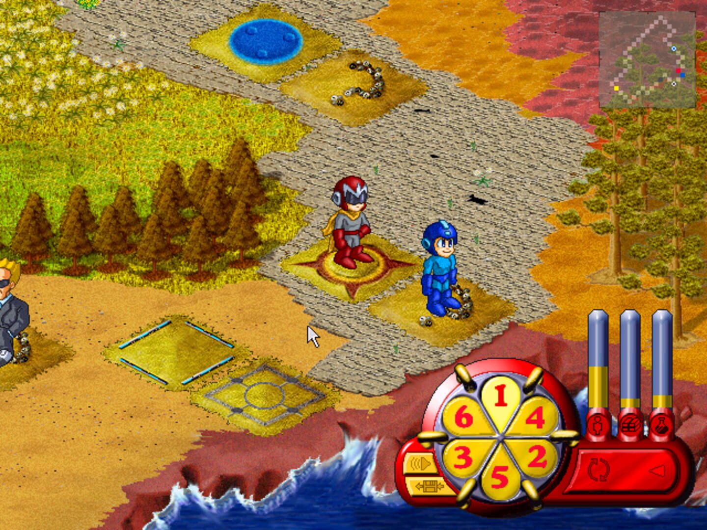 Illustration de Rockman no Huángjīn Dìguó