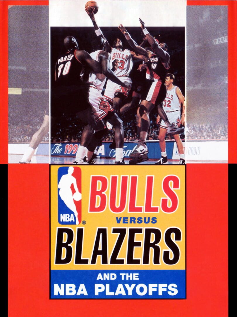 Illustration de Bulls Versus Blazers and the NBA Playoffs