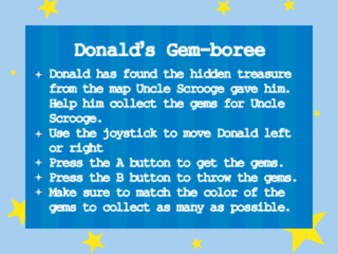 Illustration de Donald's Gem-boree