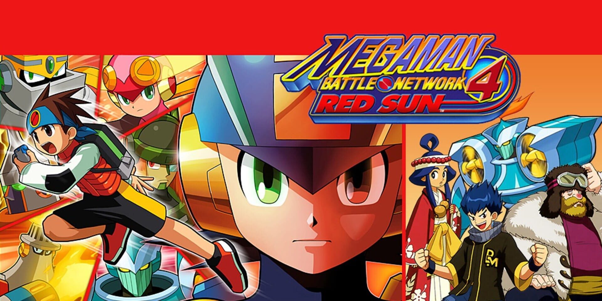 Illustration de Mega Man Battle Network 4: Red Sun