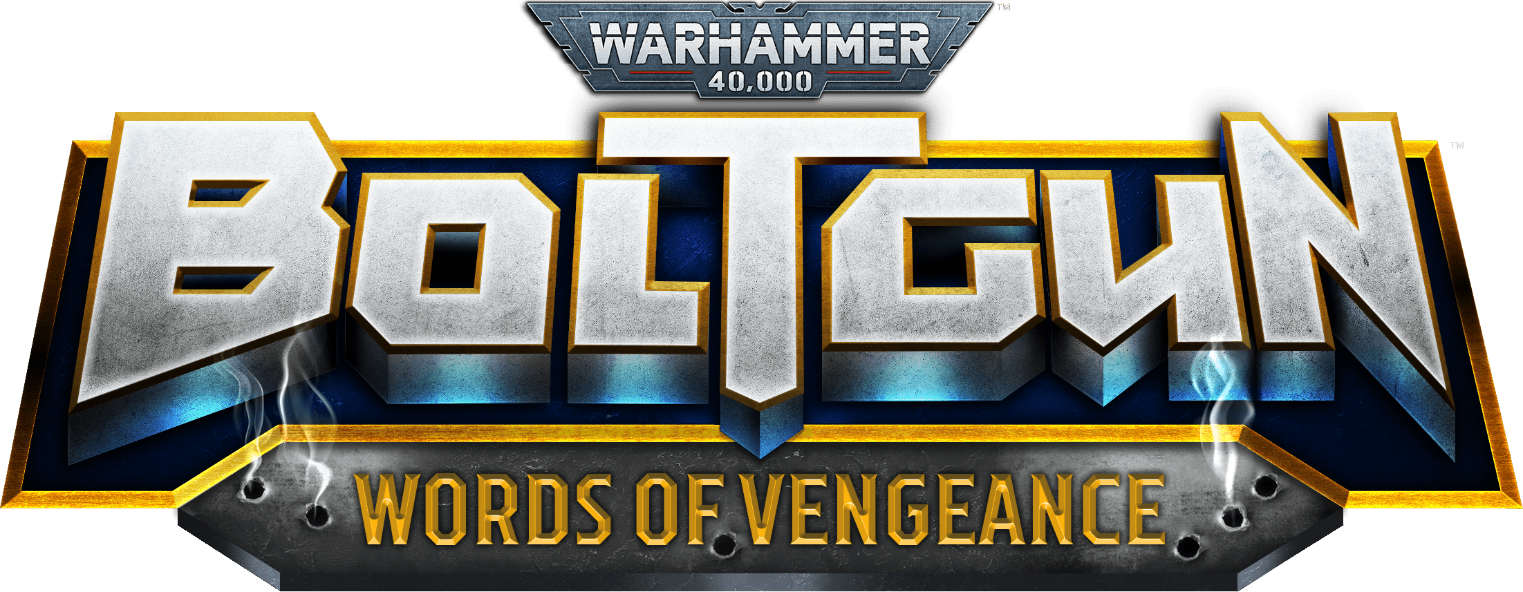 Logo de Warhammer 40,000: Boltgun – Words of Vengeance