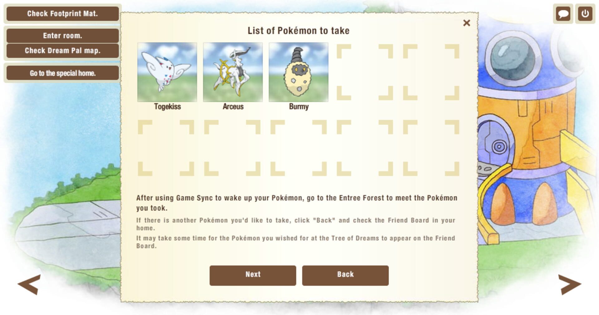 Illustration de Pokémon Dream World