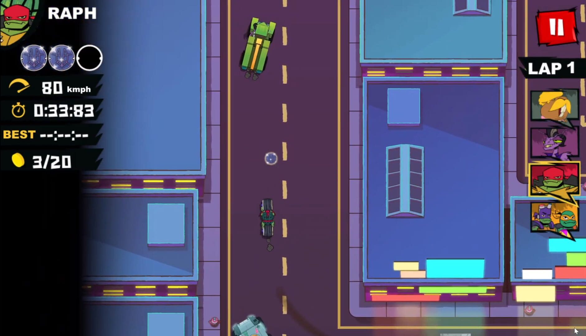 Illustration de Rise of the Teenage Mutant Ninja Turtles: Road Riot