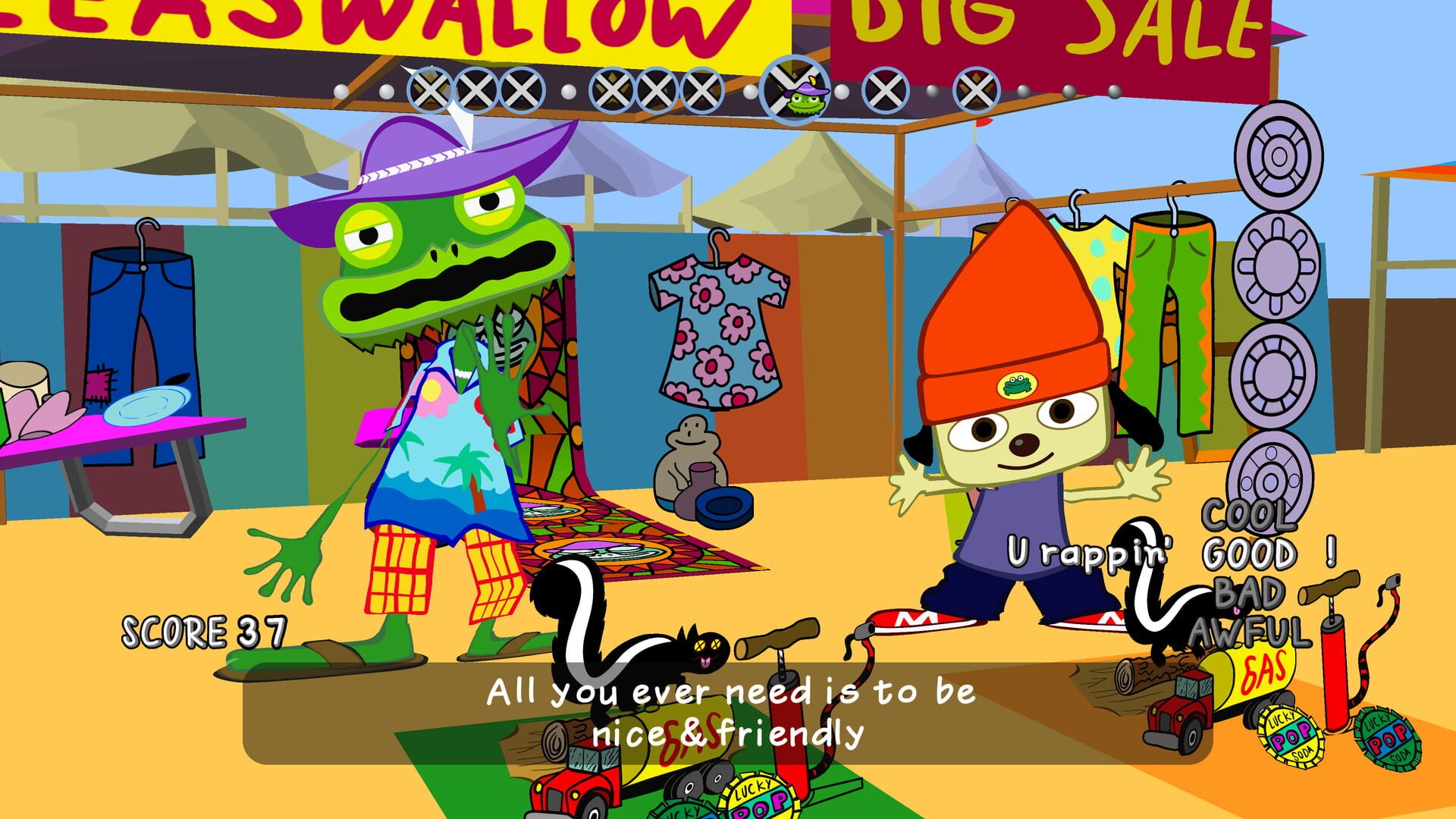 Illustration de PaRappa the Rapper Remastered