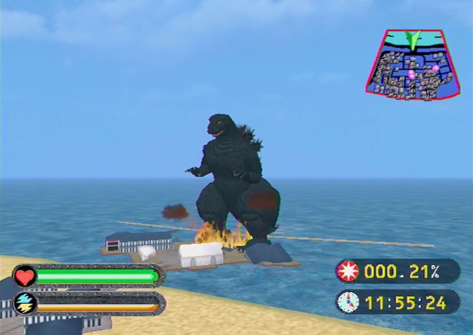 Illustration de Godzilla Generations