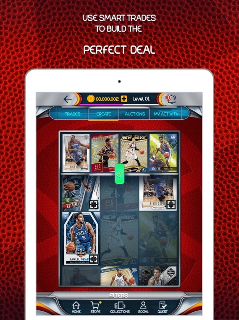 Illustration de NBA Panini Dunk