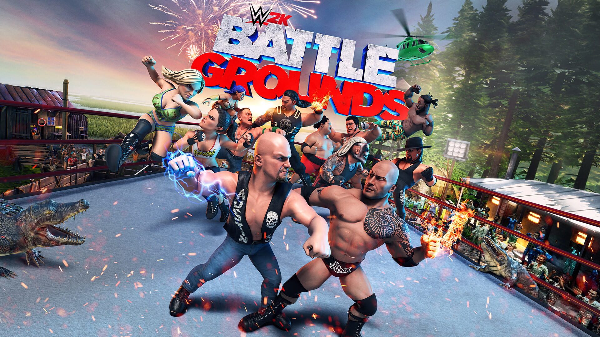 Illustration de WWE 2K Battlegrounds