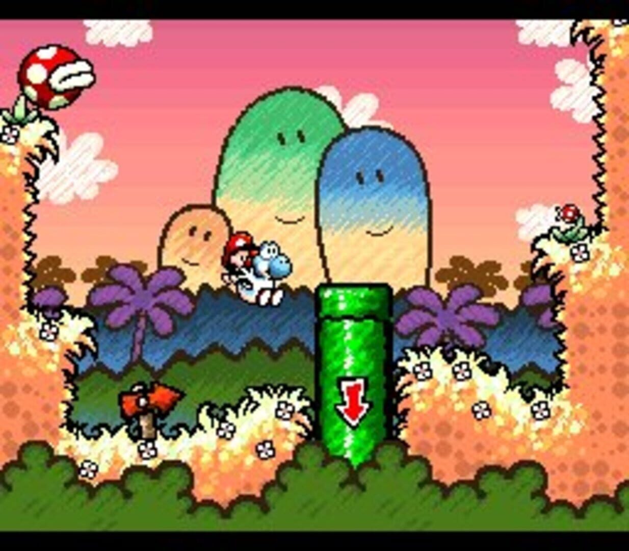 Illustration de Super Mario World 2: Yoshi's Island