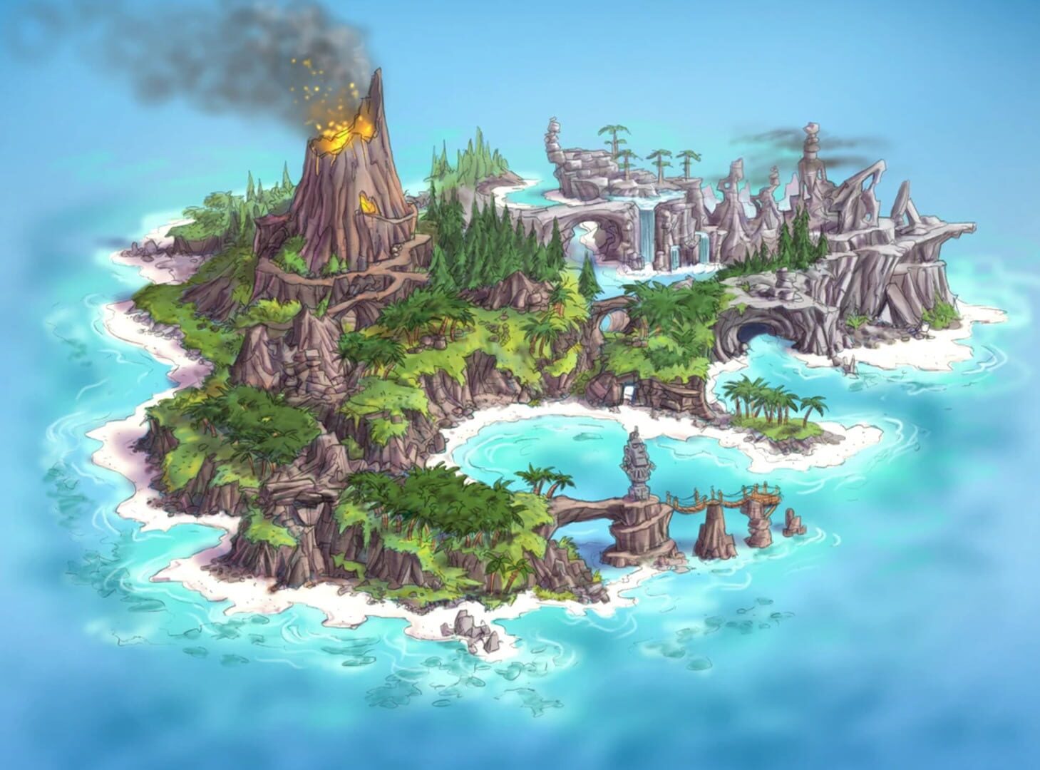 Illustration de Nicktoons: Battle for Volcano Island
