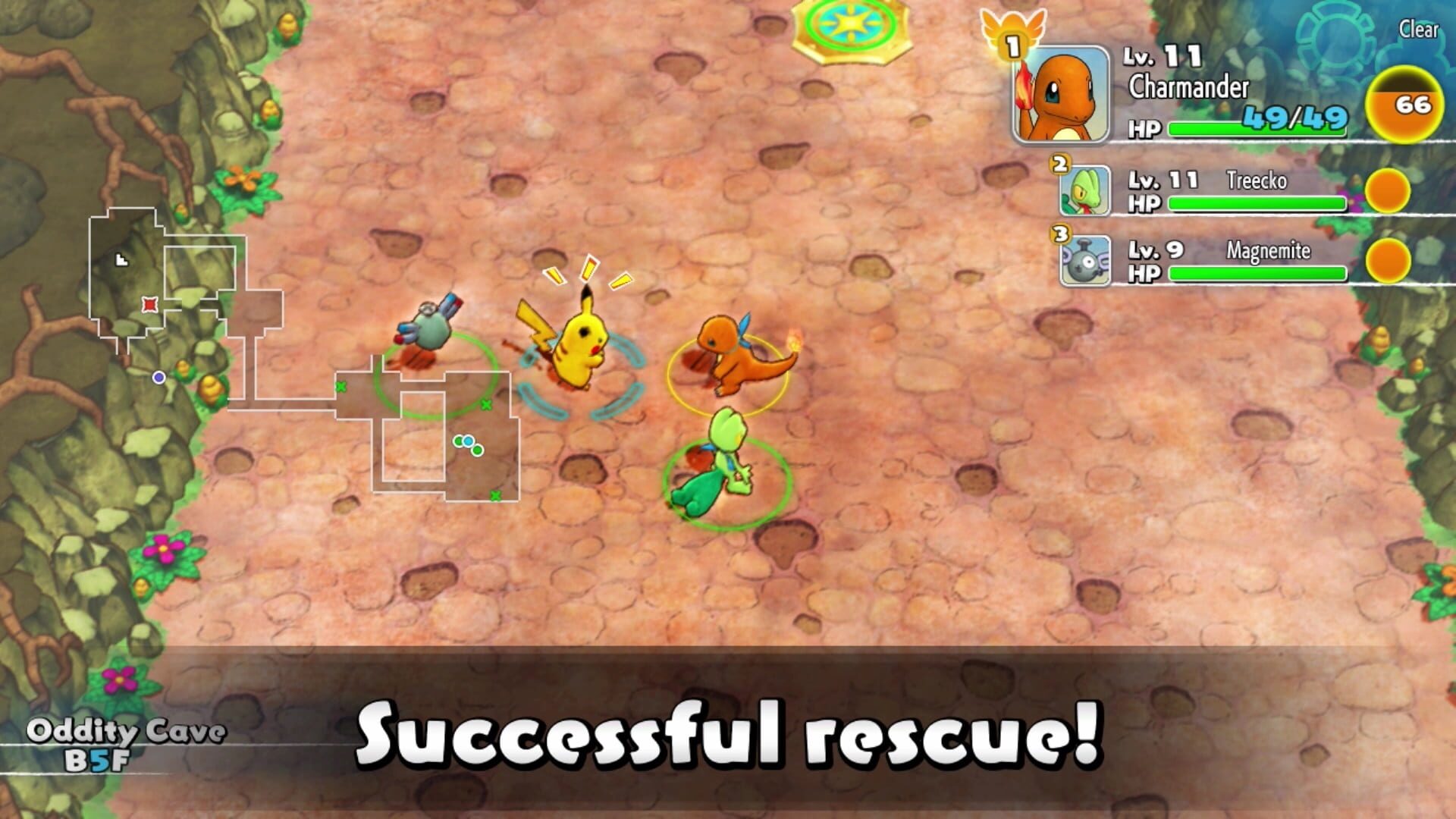 Illustration de Pokémon Mystery Dungeon: Rescue Team DX