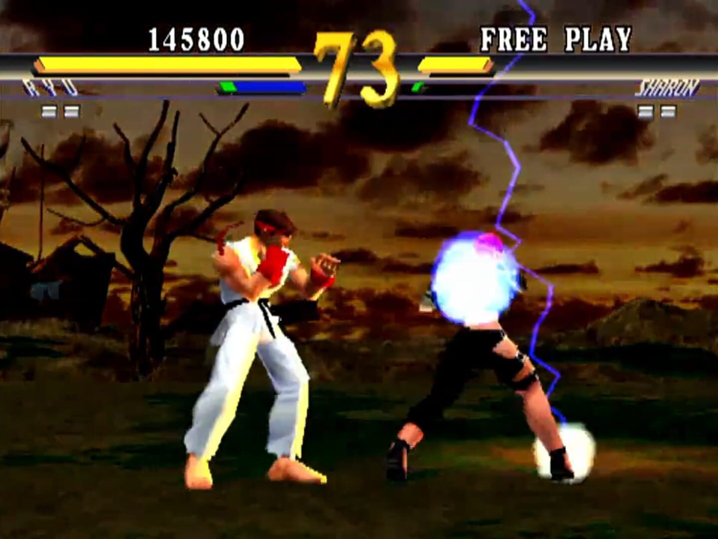 Illustration de Street Fighter EX2