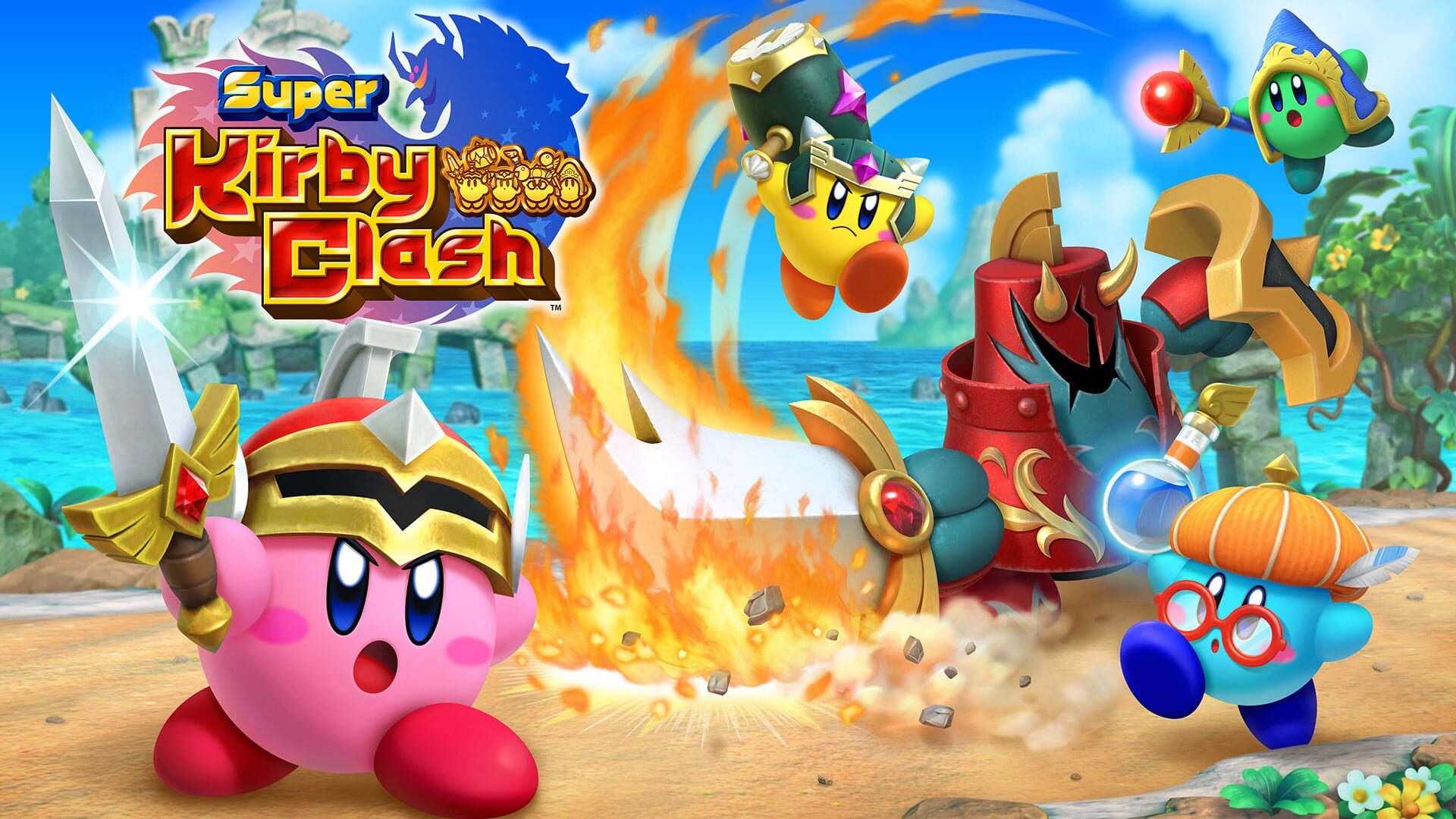 Illustration de Super Kirby Clash