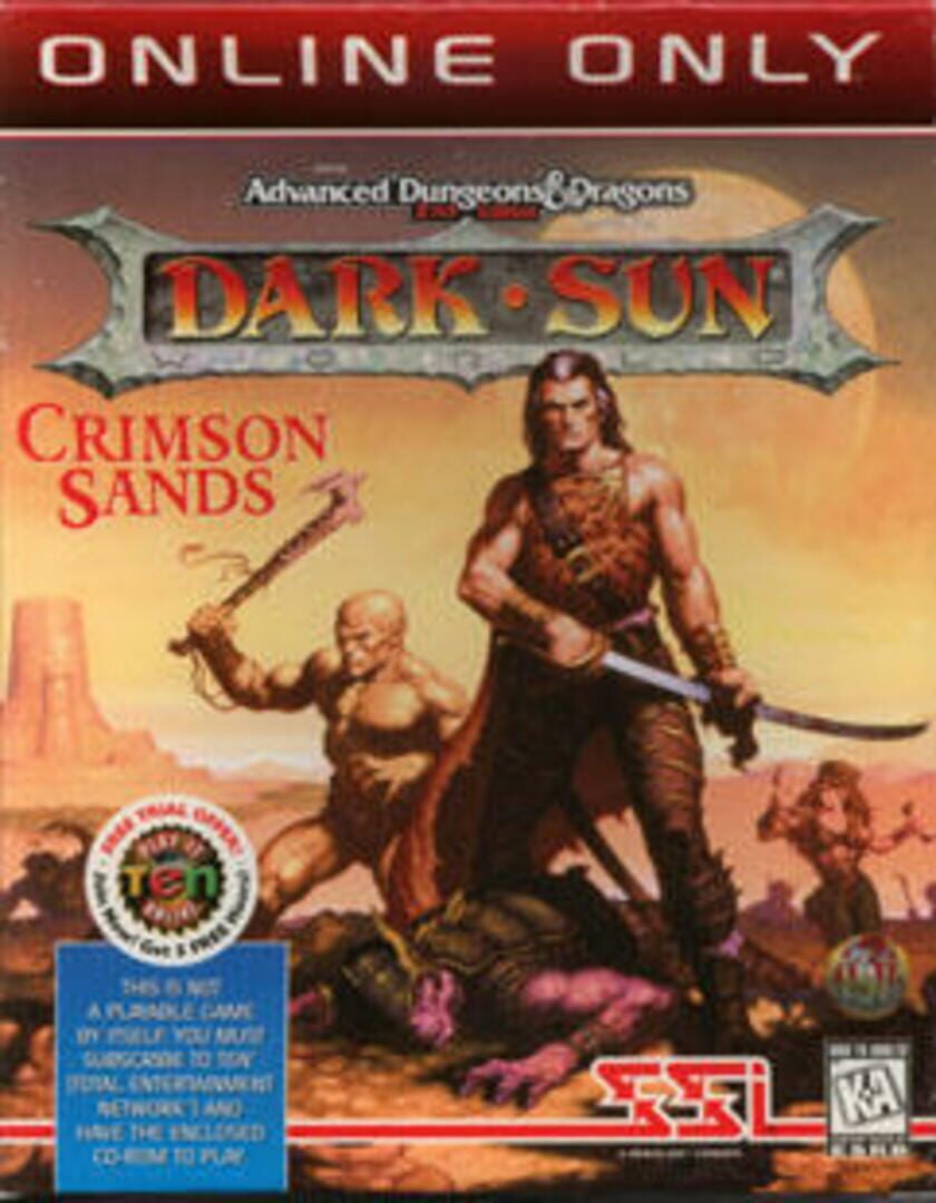 Illustration de AD&D Dark Sun Online: Crimson Sands