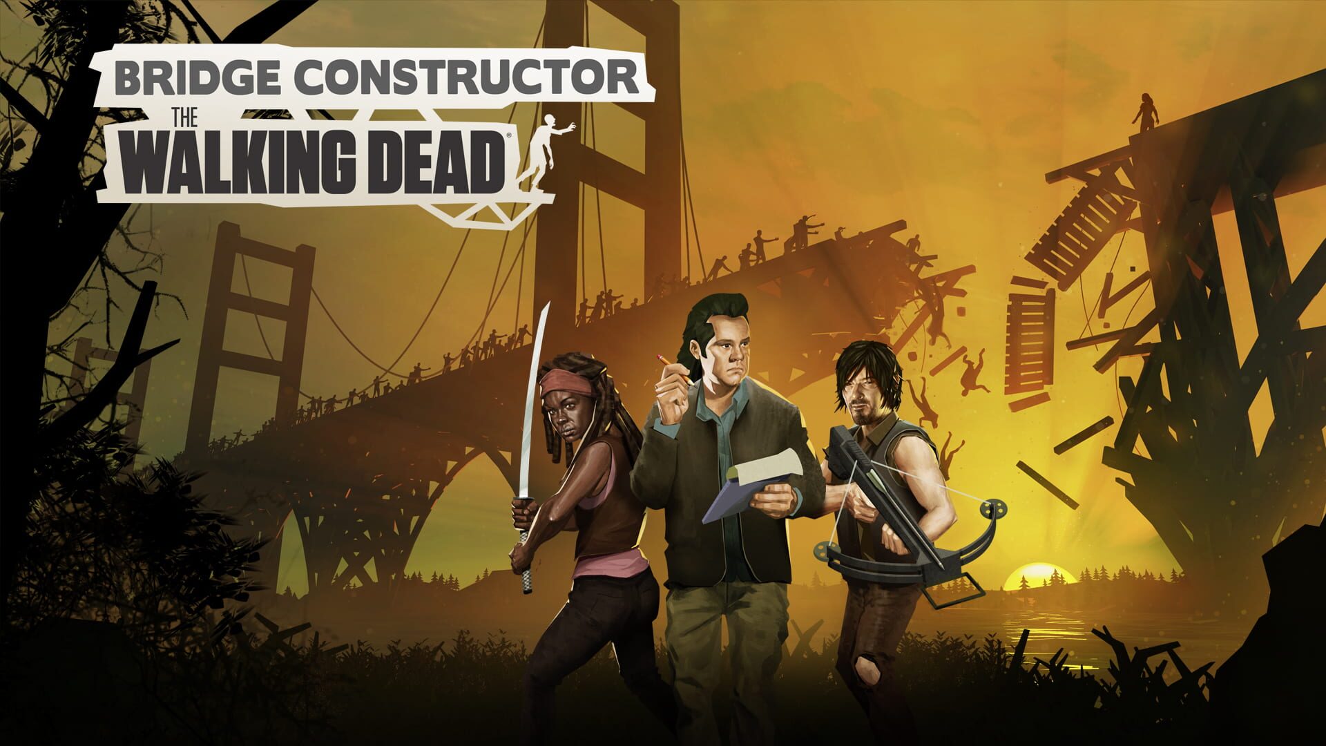 Illustration de Bridge Constructor: The Walking Dead