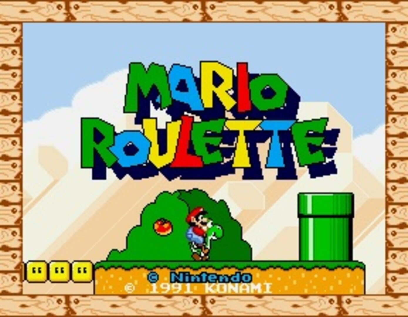 Illustration de Mario Roulette