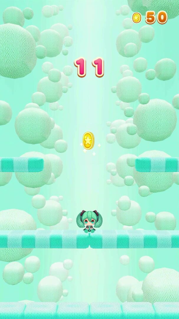 Illustration de Hatsune Miku Amiguru Jump
