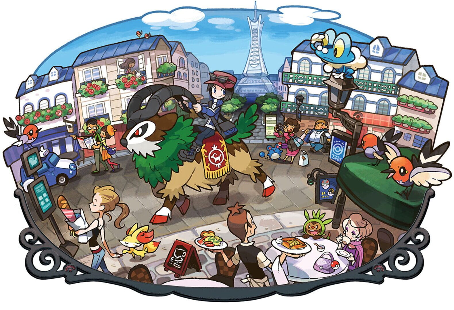 Illustration de Pokémon Y