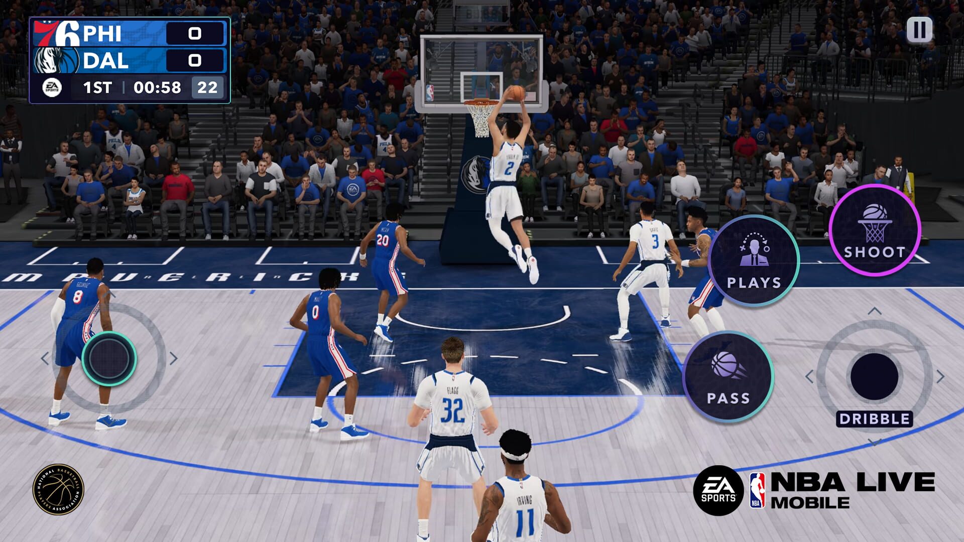 Illustration de NBA Live Mobile