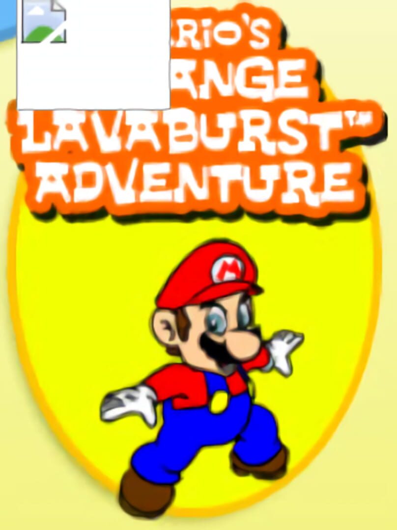 Illustration de Mario's Orange Lavaburst Adventure