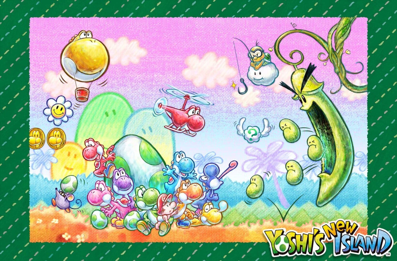 Illustration de Yoshi's New Island