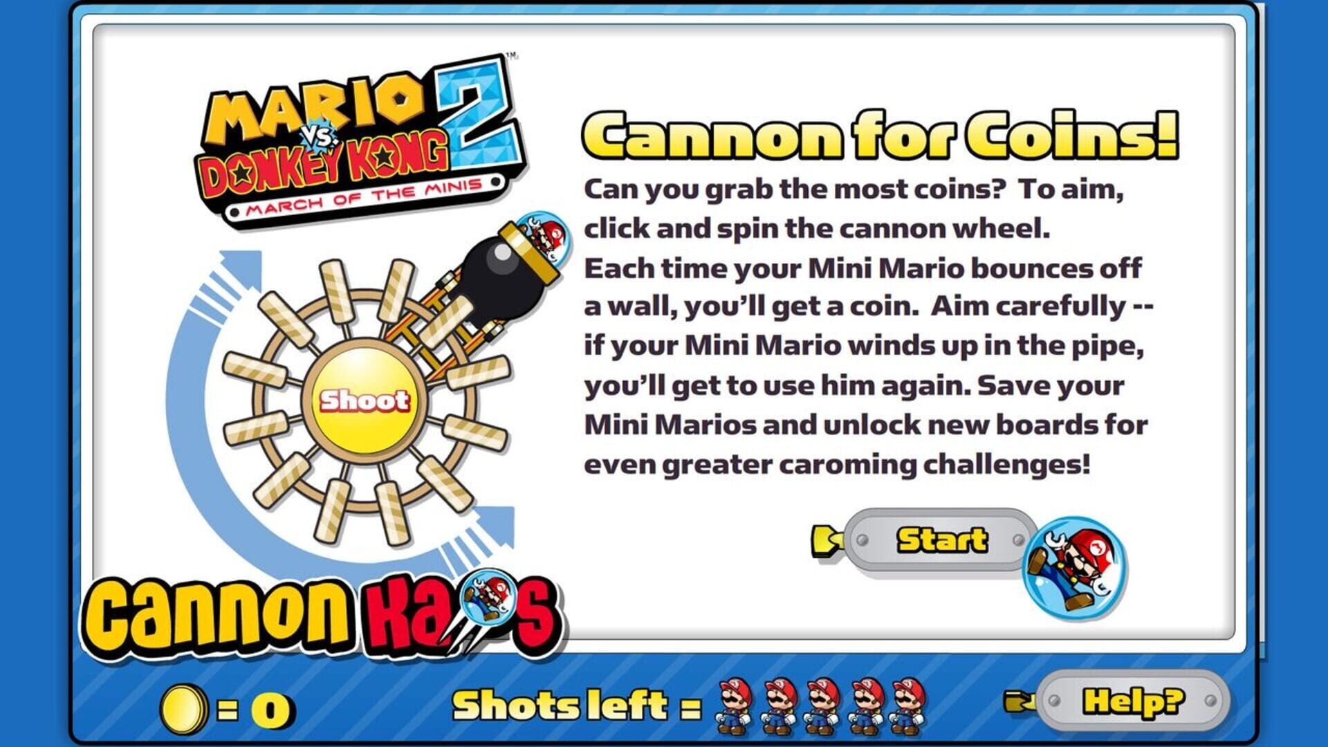 Illustration de Mario vs. Donkey Kong 2: March of the Minis - Cannon Kaos